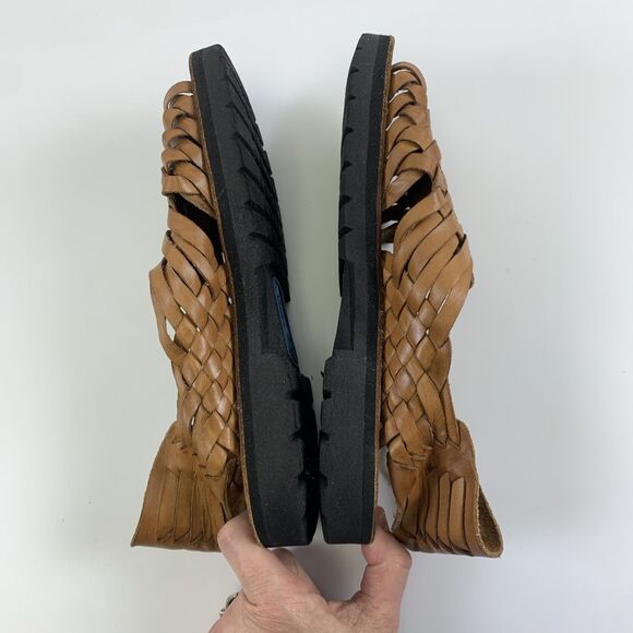 Brown Leather Sandals - Picture 10 of 12